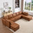 9-Piece Modern Upholstered Sectional Sofa-724452951-724452944