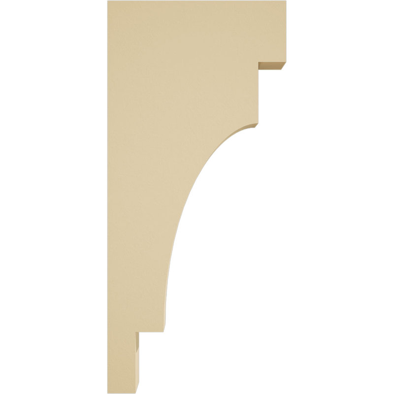 Corbeau d'uréthane méditerranéen Signature, brun clair apprêté, 22 po x 3,5 po x 10 po