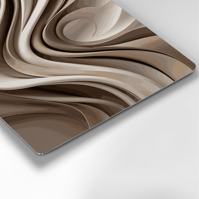 Art mural gris Biomorphic Abstraction 4, H 12 po x l 18 po
