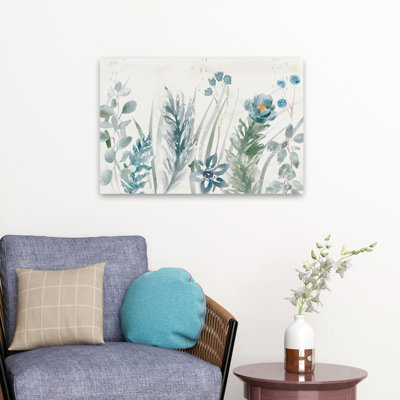 Boho Garden I No Butterflies Blue Bohemian