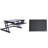  40 in. Beige Height Adjustable Standing Desk Converter with Anti Fatigue Mat Computer Workstation Riser Keyboard Tray-772408813