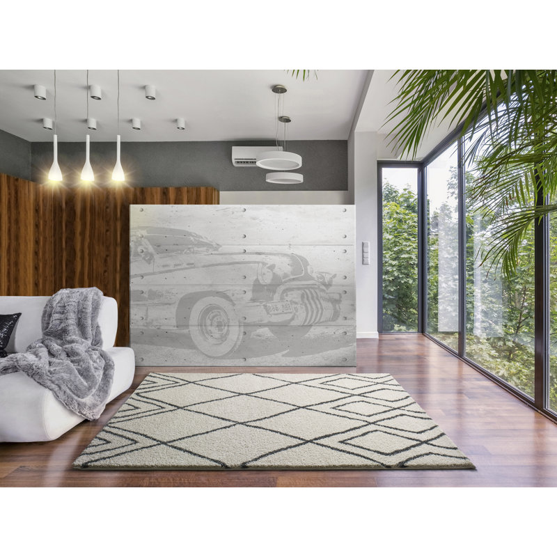 Joni Geometric Area Rug, Runner 60 x 120cm