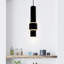 5-inch Integrated LED Pendant Light – Modern Black Fixture for Kitchen, Island, Dining Room, Hallway-1748493517