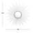 Maite Metal Flat Wall Mirror