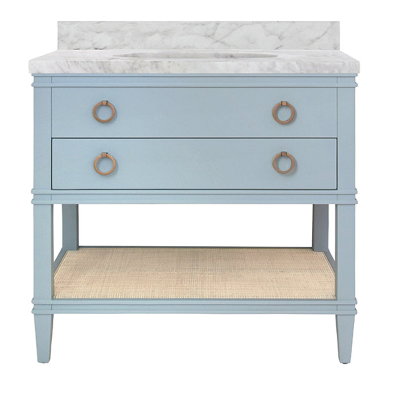 Meuble-lavabo simple Cutler, 37"