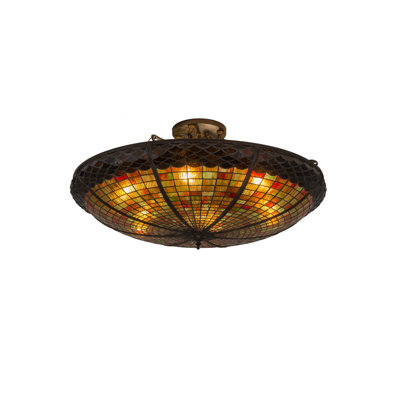 Rustic Lodge 6 - Light Flush Mount