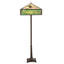 Lampe sur pied 64,5 "H Green Pine