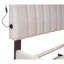 Lit plateforme tapissier grand avec lit gigogne simple Teddy Teddy