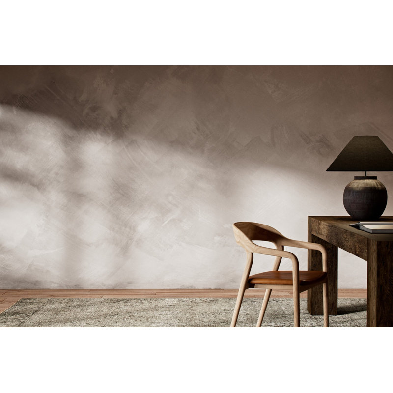Limewash Wallpaper Roll, Gray
