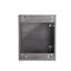 Meuble-lavabo mural 18 po avec lavabo en résine blanche et porte d'armoire à fermeture en douceur 18 po-405163559