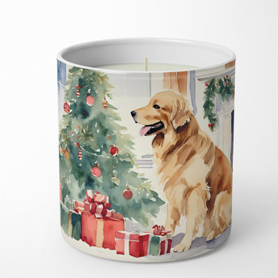 Bougie décorative Golden Retriever