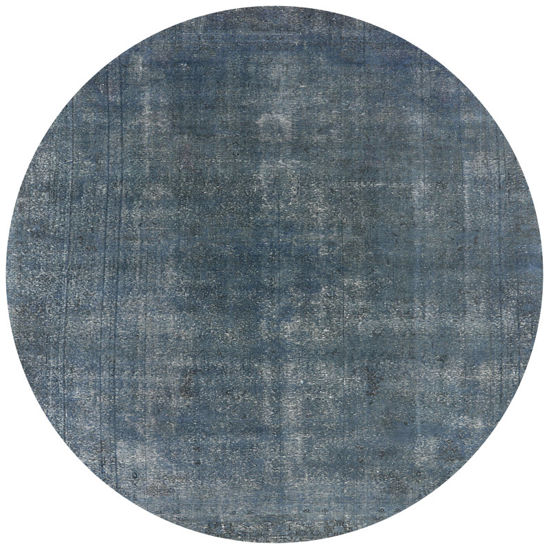 Tapis oriental gris, Rond 8 pi