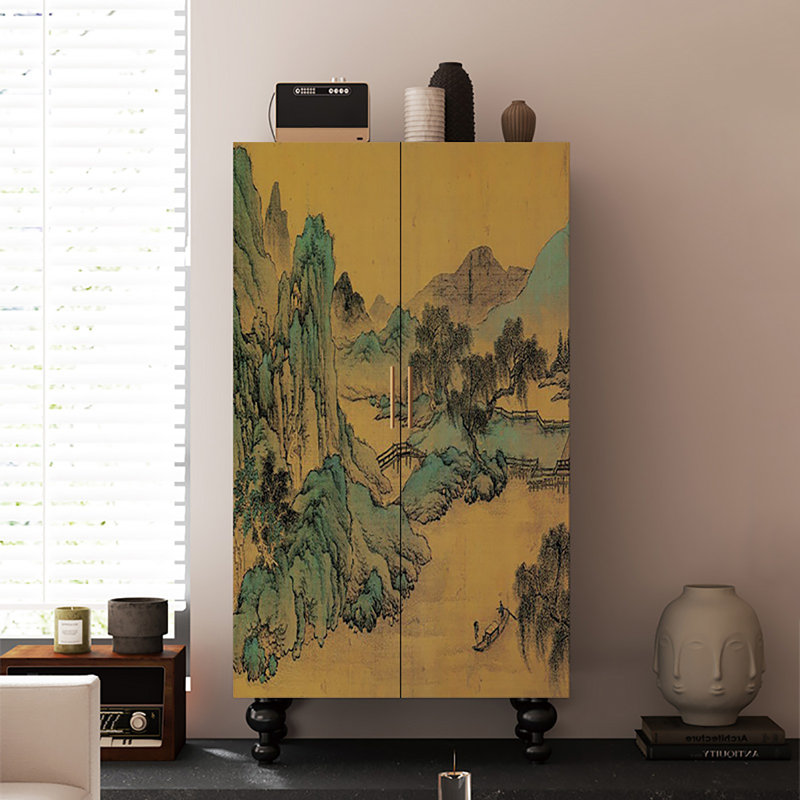 Garde-robe de chambre à coucher avec rangement rétro