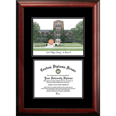 Delahunt Central Michigan University Diploma Picture Frame