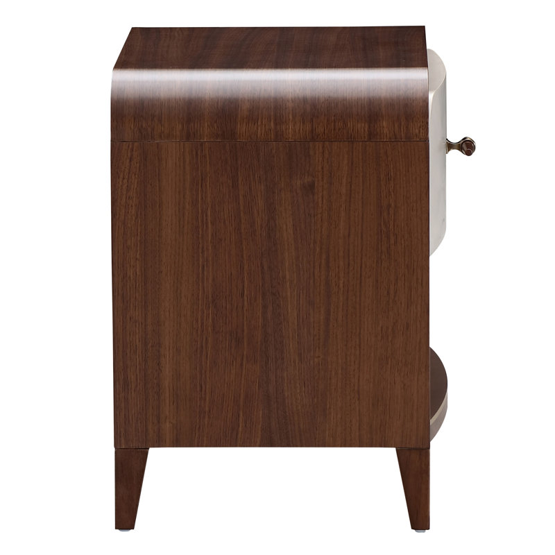 Houston Small Nightstand - Walnut