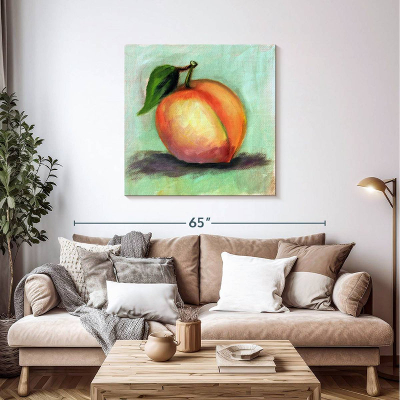 Peach, 39" H x 39" W