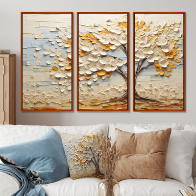 Arbre de minimalisme américain Basswood IV - arbre, art mural