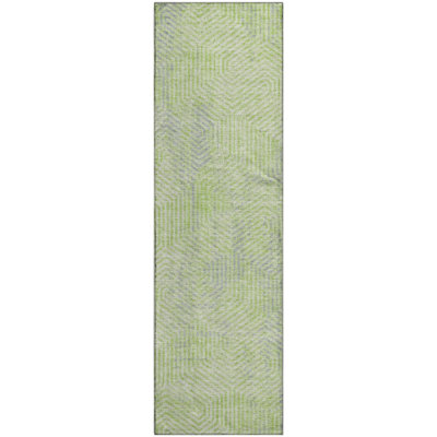 Premium Machine Washable Prisco Lime Rug