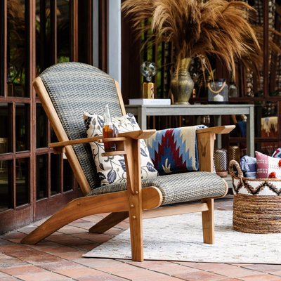 Bristol Teak Outdoor Adirondack Chair Free Patio Cover