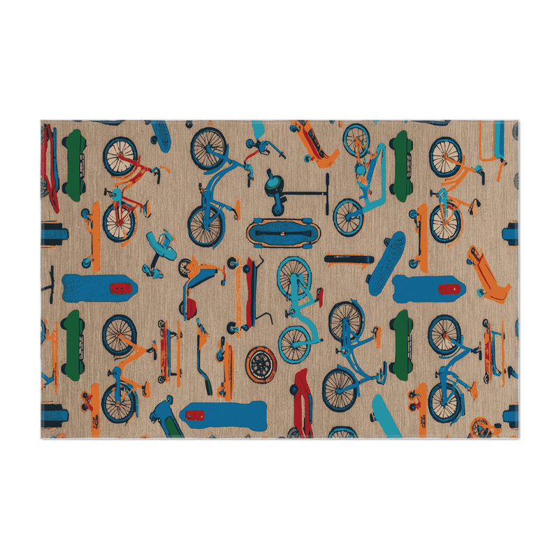 Tapis intérieur et extérieur gris Transport, Rectangle 9 pi x 12 pi