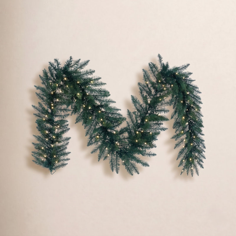 108" Pre-Lit Fir Christmas Garland