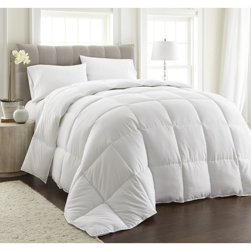 All Season Down Alternative Comforter Duvet Insert with Corner Tabs, Oversized Queen, Aqua