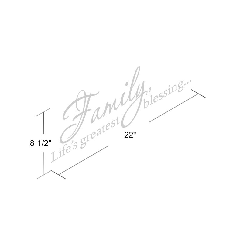 Adhésif décoratif, H 8,5 po x l 22 po x P 0,01 po