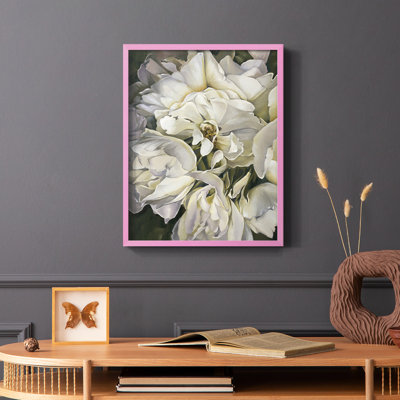 FOR FOR ROSES, reproduction encadrée - bois massif