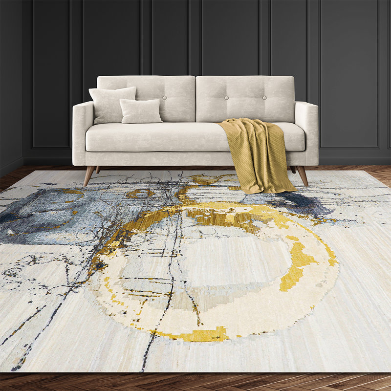 Abstract Area Rug, Rectangle 9' x 12'
