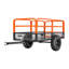 Dump Trailer Tow Behind Steel Garden Yard Trailer Cart-947074635