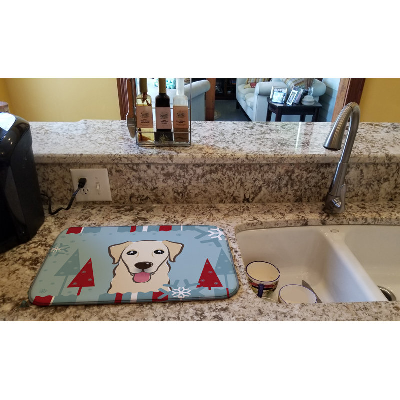 Tapis de séchage winter retriever golden retriever