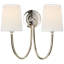Thomas O'Brien Reed Double Sconce-51178014-89223640