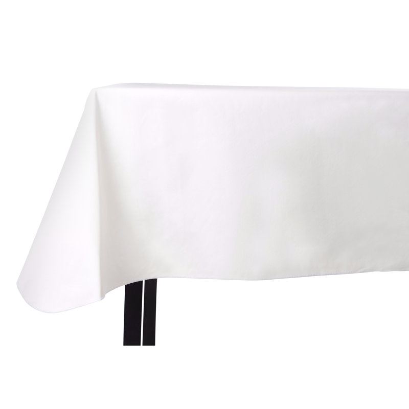 Heavy Duty Tablecloth, 108" L x 52" W, White