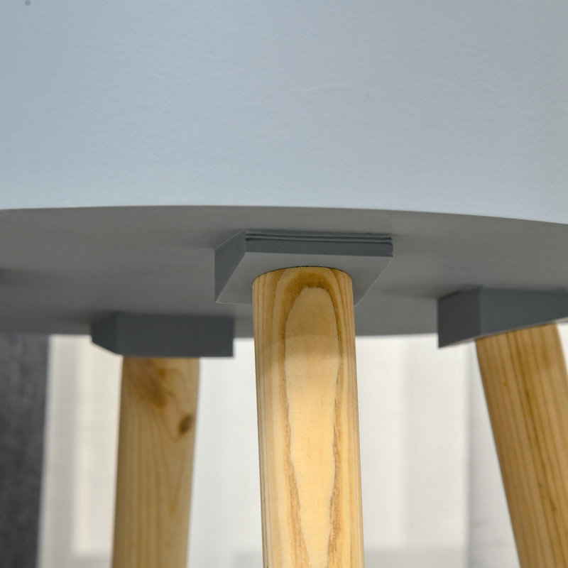 Dow Tray Top End Table, Grey