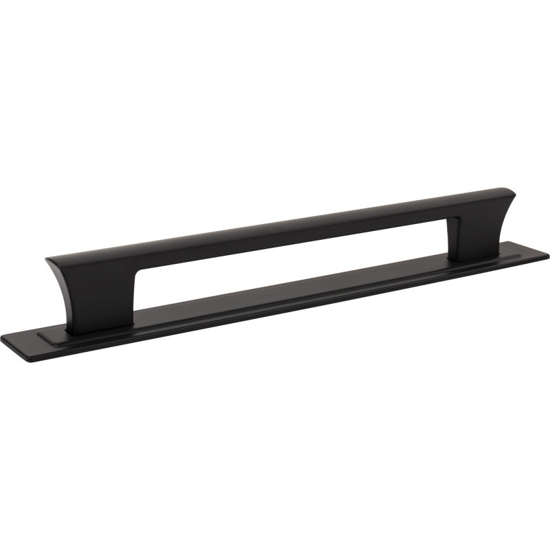 Zander Appliance Pull, Matte Black, 12"