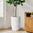Large Modern Magnesium Oxide Planter 18"H – Weathered Finish With Drainage For Indoor/Outdoor Use-1167764009-1167764010