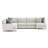 Bernhardt Plush 6 - Piece Upholstered Sectional