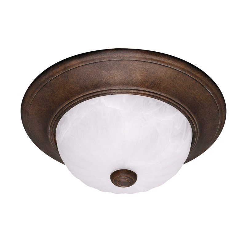 Polanco 2 - Light Flush Mount, Matte White, 5.75" H x 13" W x 13" D