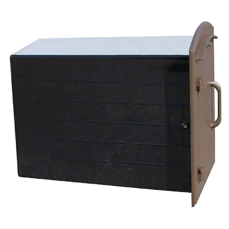Manchester Wall Mounted Mailbox with Locking Drop Chute Combo, Bronze