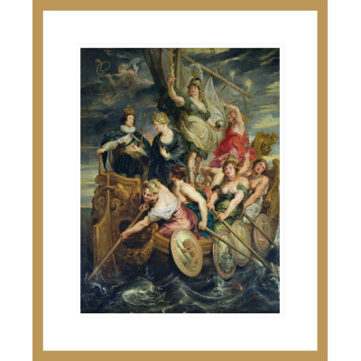 «The Majority of Louis XIII» (1601-43), 20 octobre 1614, par Peter Paul Rubens, impression giclée encadrée