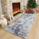Tie-Dye Washable Shag Area Rugs Non-Slip Fluffy Shag Plush Fuzzy Shaggy Rug for Living Room, Bedroom, Home Decor