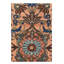 Meadlo Cotton Oriental Area Rug in Peach