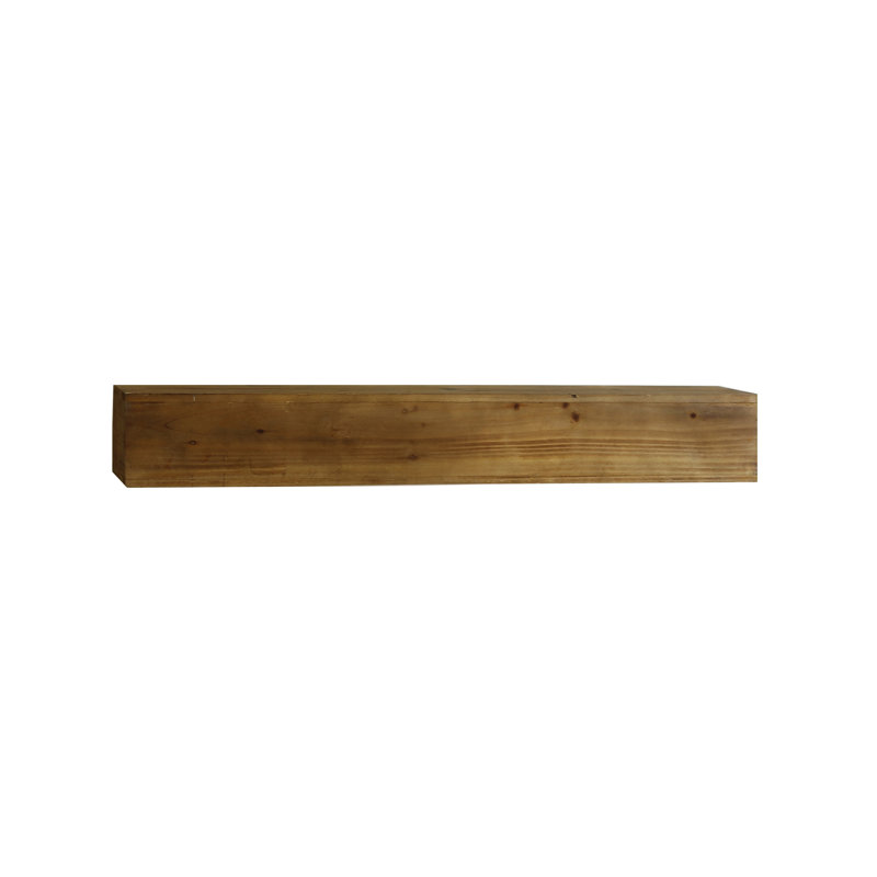 Tablette flottante en bois, Noir