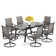 Alyah Rectangular 6 - Person 84" Long Dining Set with Cushions