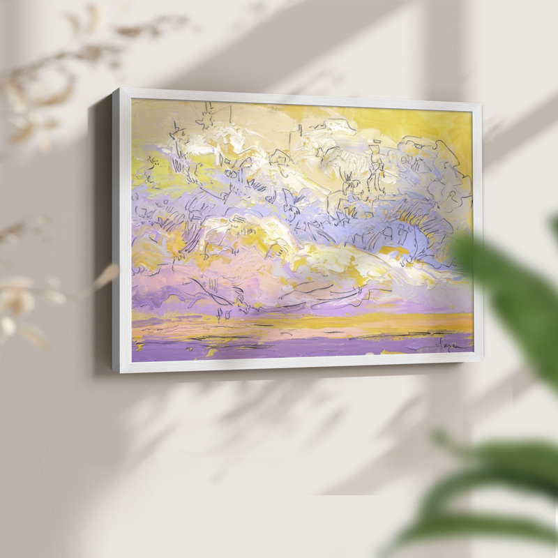«Dreaming of You», reproduction encadrée, H 8 po x l 10 po, Blanc