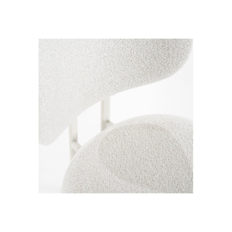 Dining Chair Upholstered Dining Chair, White