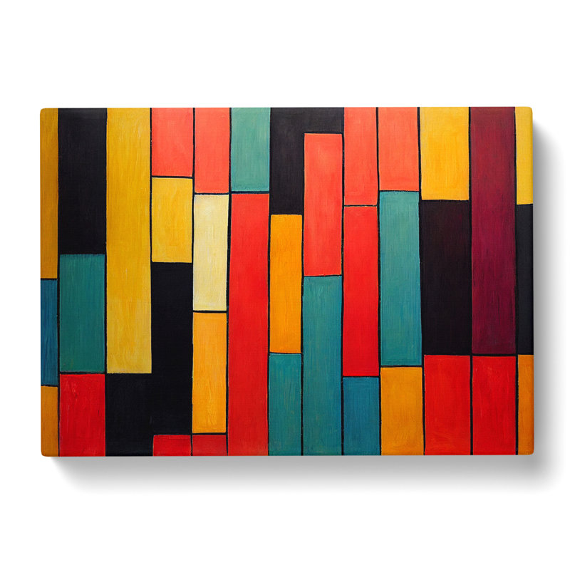 Welcoming Modern Abstract - Wrapped Canvas, 35cm H x 50cm W x 3cm D