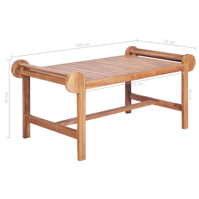 Andrina Solid Wood Coffee Table