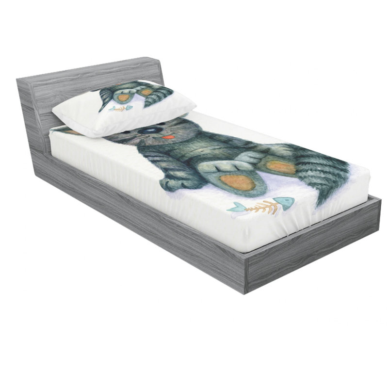 Microfiber Sheet Set, Twin XL Sheet Set with Fitted Sheet