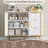 47.3" 3 Drawer Sideboard, White-423576137